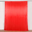 8ftx10ft Red Satin Event Curtain Drapes, Backdrop Event Panel