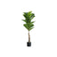 2 Pack 3ft Artificial Fiddle Leaf Fig Tree Potted Indoor Planter