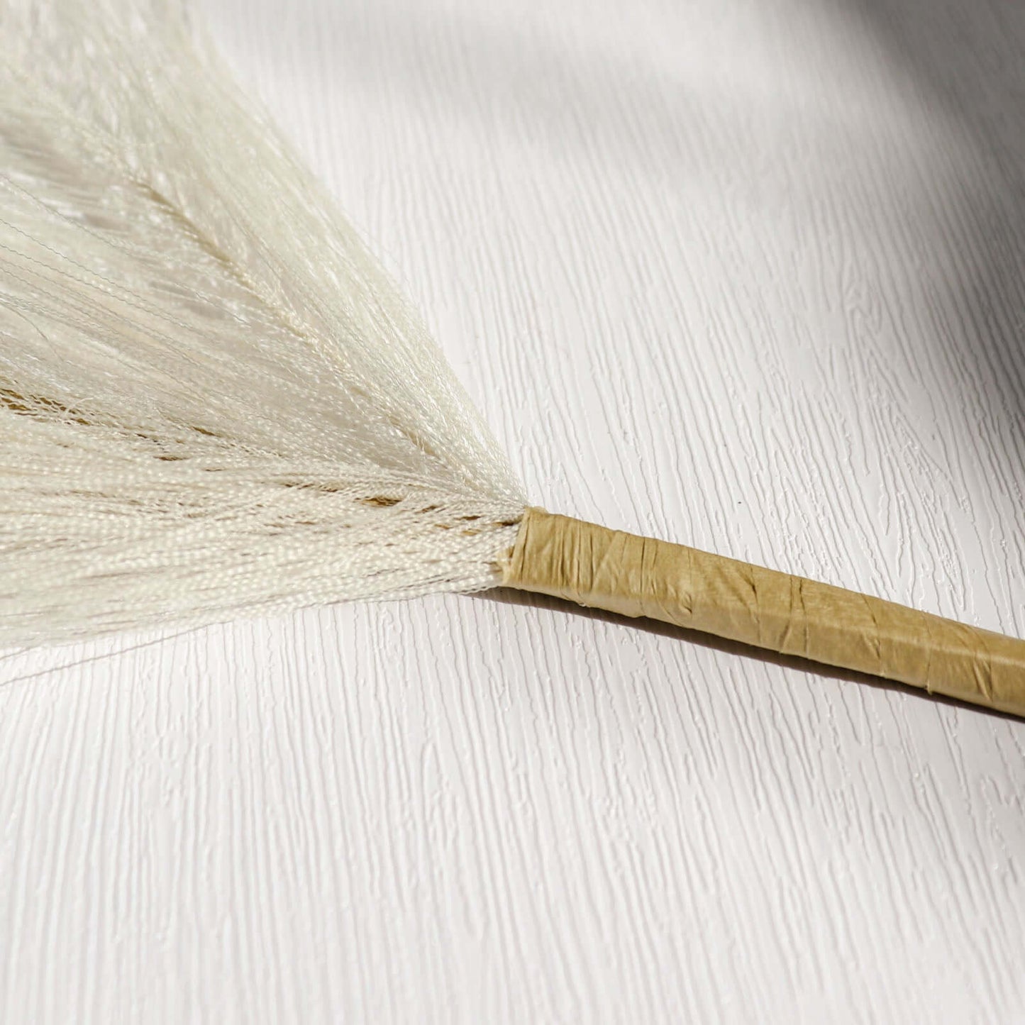 3 Stems Artificial Pampas Grass Decor Cream for Rustic Boho Chic Backdrops Floral Styling & Vase Displays 44"