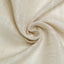Faux Linen 108" Round Tablecloth Beige - Slubby Textured & Wrinkle Resistant Table Cover - Linen Luxes