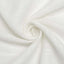 Faux Linen 108" Round Tablecloth White - Slubby Textured & Wrinkle Resistant for Banquets and Receptions - Linen Luxes