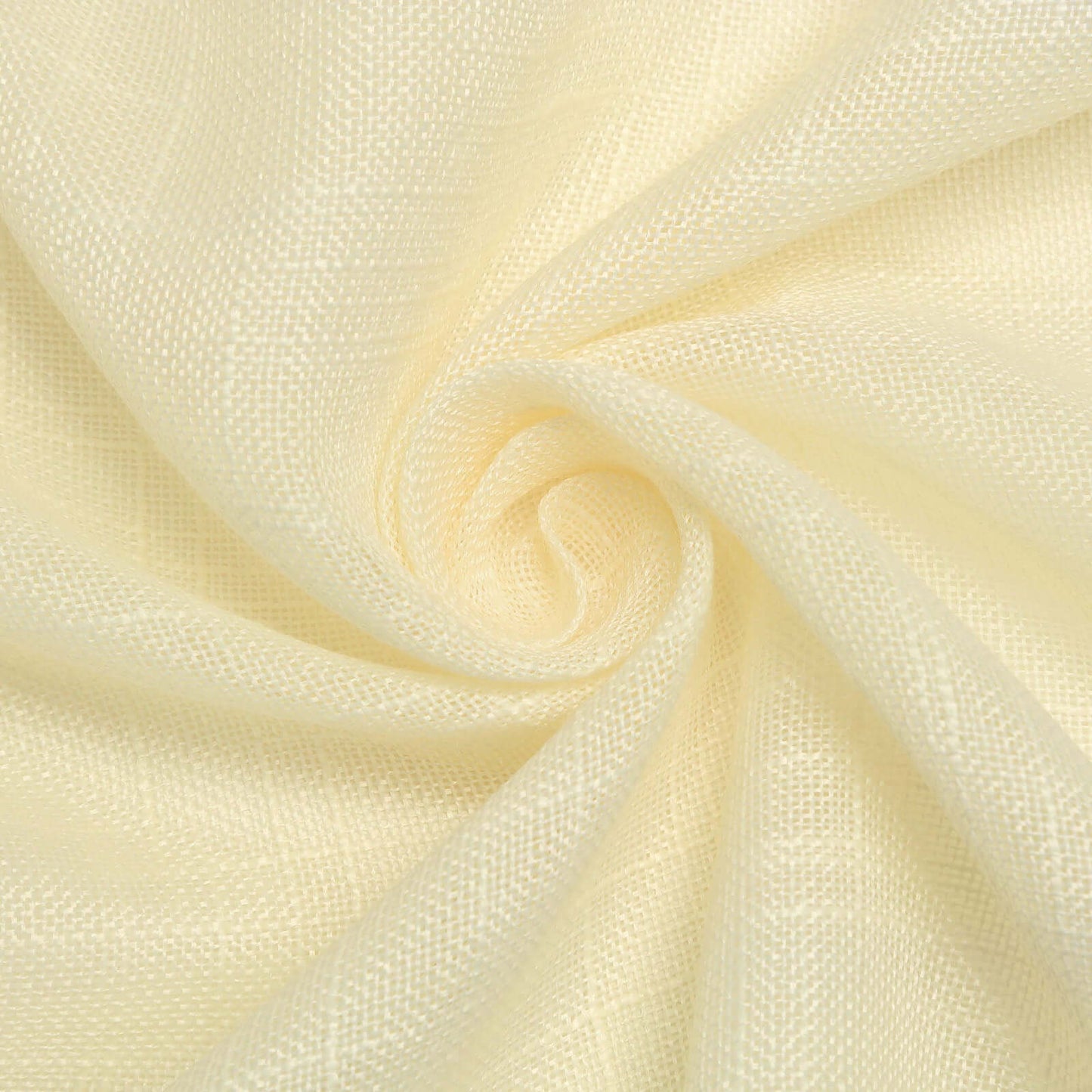 Faux Linen 12"x108" Table Runner Ivory - Slubby Textured & Wrinkle Resistant Table Decor - Linen Luxes