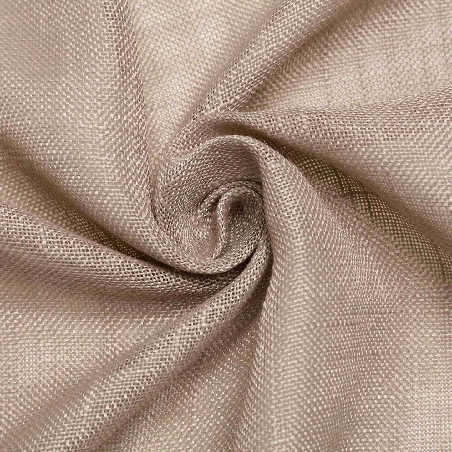 Faux Linen 12"x108" Table Runner Taupe - Slubby Textured & Wrinkle Resistant Table Decor - Linen Luxes