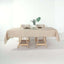 Faux Linen 60"x102" Rectangular Tablecloth Beige - Slubby Textured & Wrinkle Resistant Table Cover - Linen Luxes