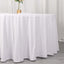 Faux Linen 90"x132" Rectangular Tablecloth White - Slubby Texture Wrinkle - Resistant Seamless Table Cover for Weddings and Special Events - Linen Luxes