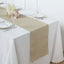Faux Linen 14"x108" Table Runner Natural - Rustic Style Table Decor