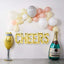1 Pair 39" Champagne Bottle and Glass Mylar Foil Helium Air Balloons