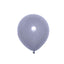25 Pack 10" Matte Blue Gray Double Stuffed Prepacked Latex Balloons