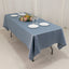 Lamour Satin 60"x102" Rectangle Tablecloth Dusty Blue - Durable & Silky Soft Feel Table Cover