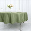 Polyester 90" Round Tablecloth Dusty Sage Green - Stain & Wrinkle-Resistant Table Cover