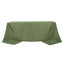 Premium Polyester 90"x132" Rectangle Tablecloth Dusty Sage Green - Seamless 220GSM Stain-Resistant Table Cover