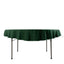 Scuba Round 70" Tablecloth Hunter Emerald Green - Wrinkle Free & Stain Resistant Table Cover
