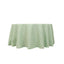 Polyester 120" Round Tablecloth White/Sage Green Seamless - Checkered Buffalo Plaid Table Cover