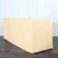 Fitted Polyester 72"x30" Rectangle Tablecloth Beige - Durable Table Cover - Linen Luxes