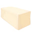 Fitted Polyester 72"x30" Rectangle Tablecloth Beige - Durable Table Cover - Linen Luxes