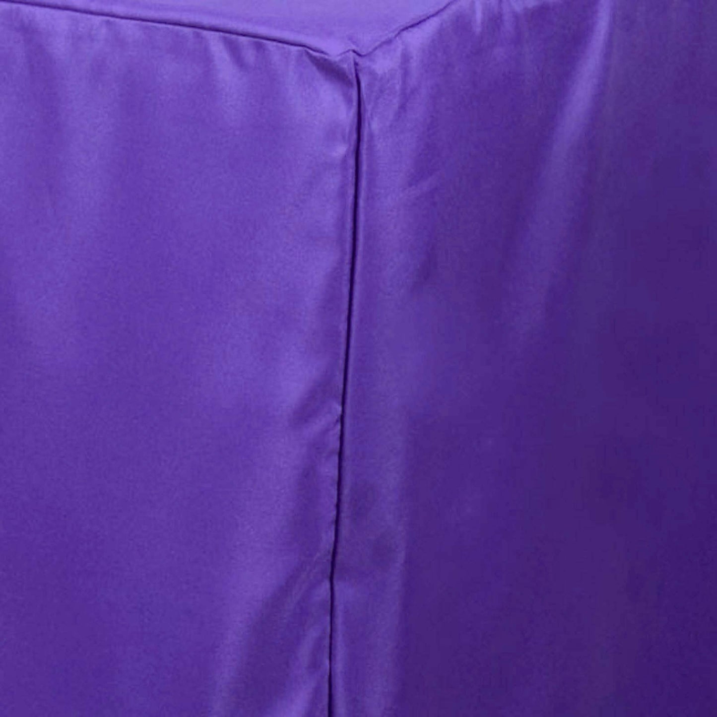 Fitted Polyester 72"x30" Rectangle Tablecloth Purple - Durable and Easy to Maintain Table Cover - Linen Luxes
