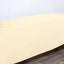 Fitted Polyester 96"x30" Rectangle Tablecloth Beige - Durable and Easy to Maintain Table Cover - Linen Luxes