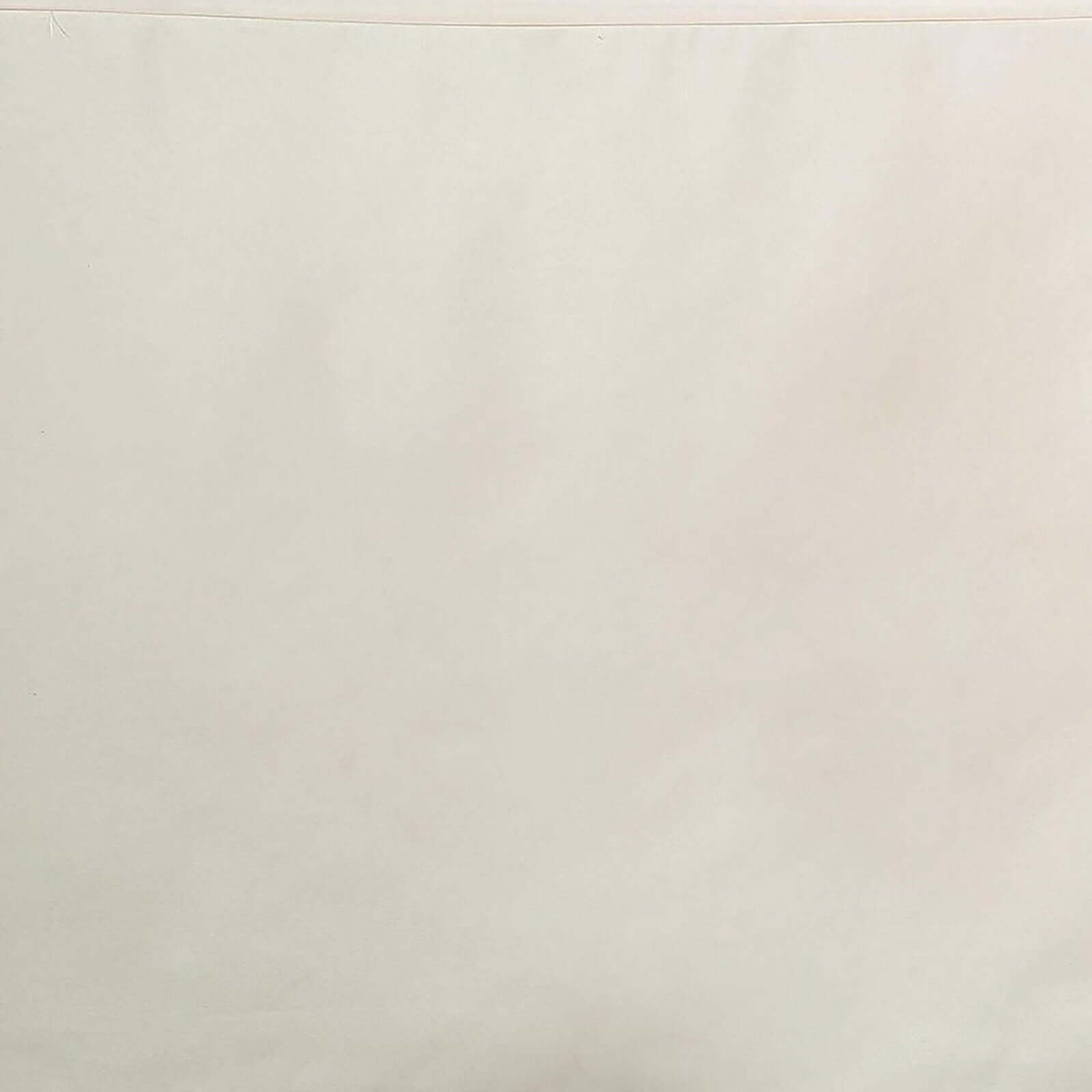 Fitted Polyester 96"x30" Rectangle Tablecloth Ivory - Durable and Easy to Maintain Table Cover - Linen Luxes