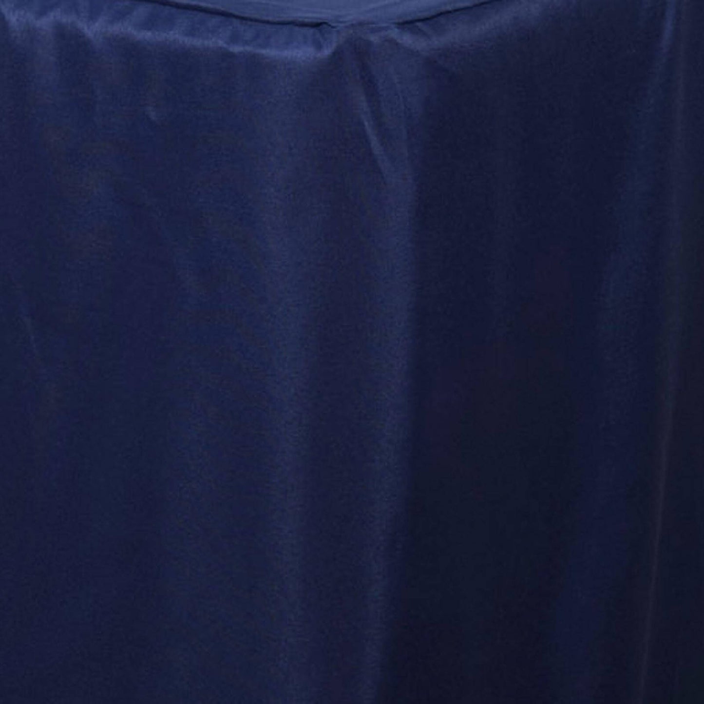 Fitted Polyester 96"x30" Rectangle Tablecloth Navy Blue - Durable and Easy to Maintain Table Cover - Linen Luxes