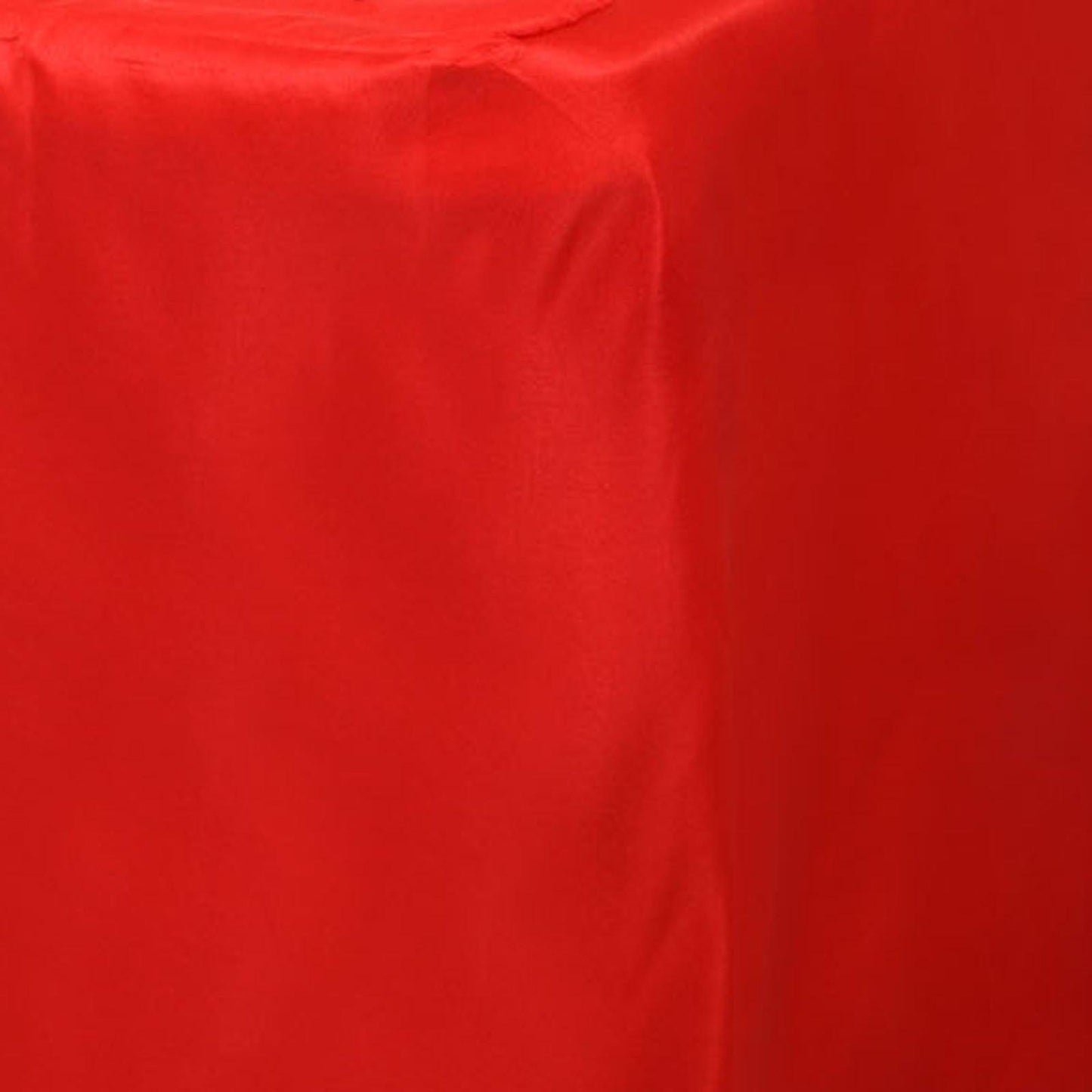 Fitted Polyester 96"x30" Rectangle Tablecloth Red - Durable and Easy to Maintain Table Cover - Linen Luxes