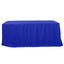 Fitted Polyester 96"x30" Rectangle Tablecloth Royal Blue - Durable and Easy to Maintain Table Cover - Linen Luxes