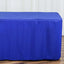 Fitted Polyester 96"x30" Rectangle Tablecloth Royal Blue - Durable and Easy to Maintain Table Cover - Linen Luxes