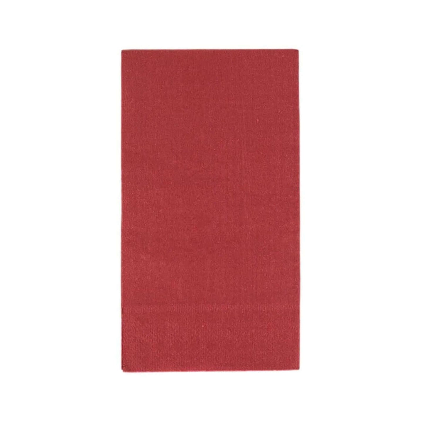 50-Pack Paper Napkins Burgundy - Soft Disposable 2-Ply Dinner Napkins for Weddings