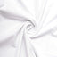 8ft White Spandex Fitted Open Arch Wedding Arch Cover, Double-Sided U-Shaped Backdrop Slipcover