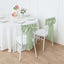 5 Pack Satin Chair Sashes Sage Green - Durable Chair Bows with Shiny Finish 6"x106"