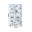 50-Pack Paper Dinner Napkins White with Blue Magnolia Flowers Print 2-Ply - Disposable Soft Napkins for Parties