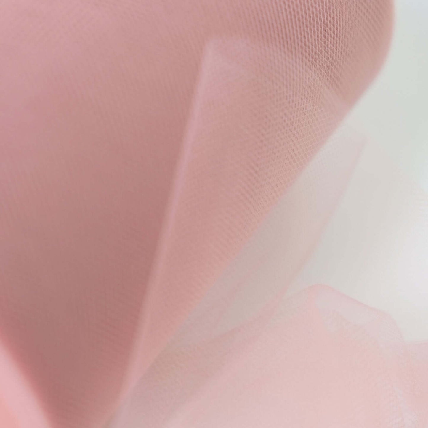 6"x100 Yards Dusty Rose Tulle Fabric Bolt, Sheer Fabric Spool Roll For Crafts