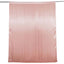 8ftx10ft Dusty Rose Satin Event Curtain Drapes, Backdrop Event Panel