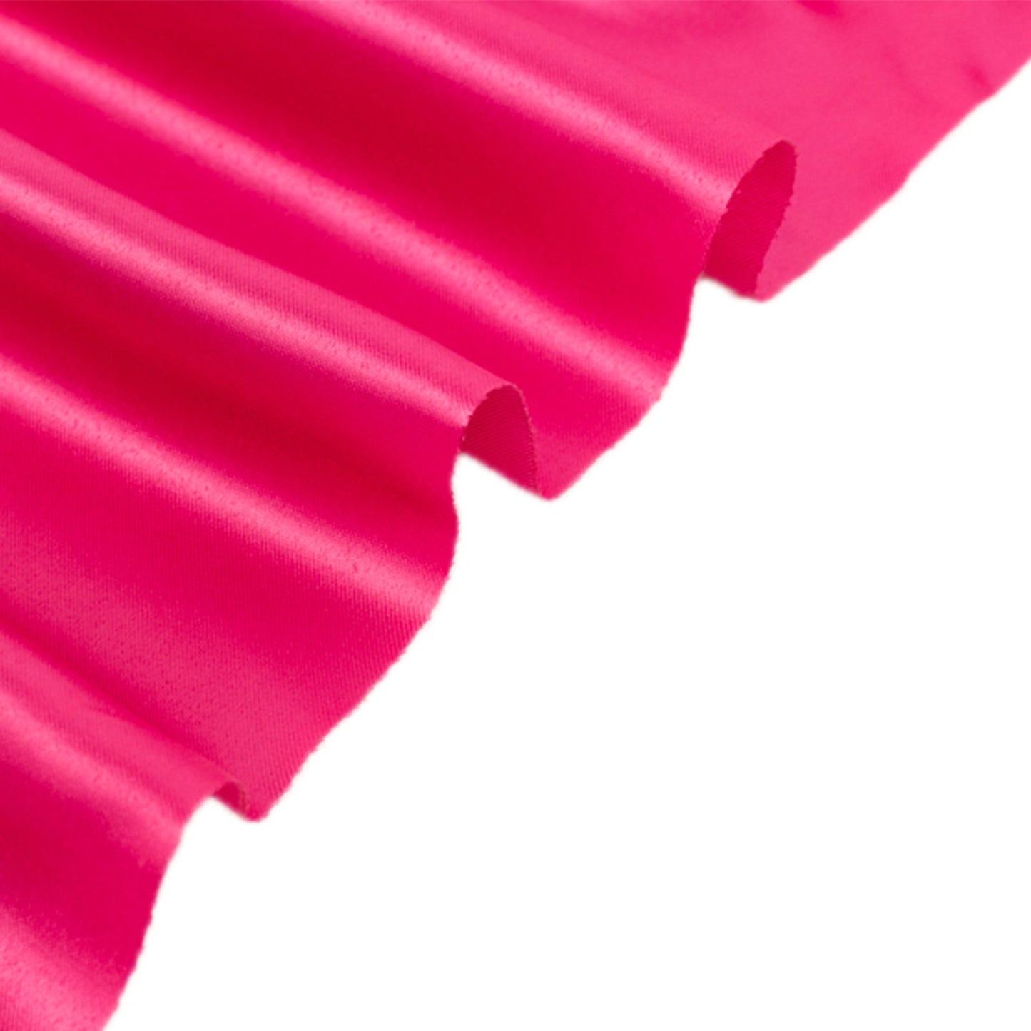 54"x10 Yards Fuchsia Lamour Satin Fabric Bolt, Heavy Matte Satin Fabric By The Yard
