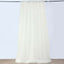 10ftx30ft Ivory Sheer Ceiling Drape Curtain Panels Durable Flame Resistant Fabric