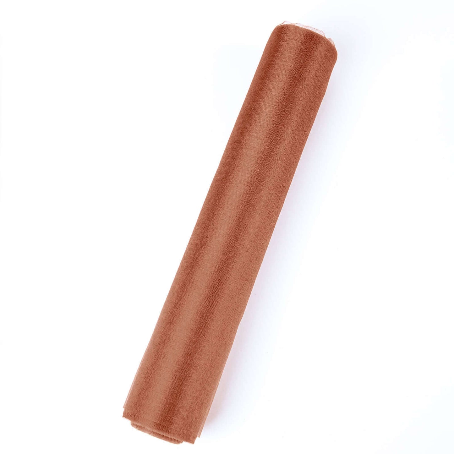 12"x10yd Terracotta (Rust) Sheer Chiffon Fabric Bolt, DIY Voile Drapery Fabric