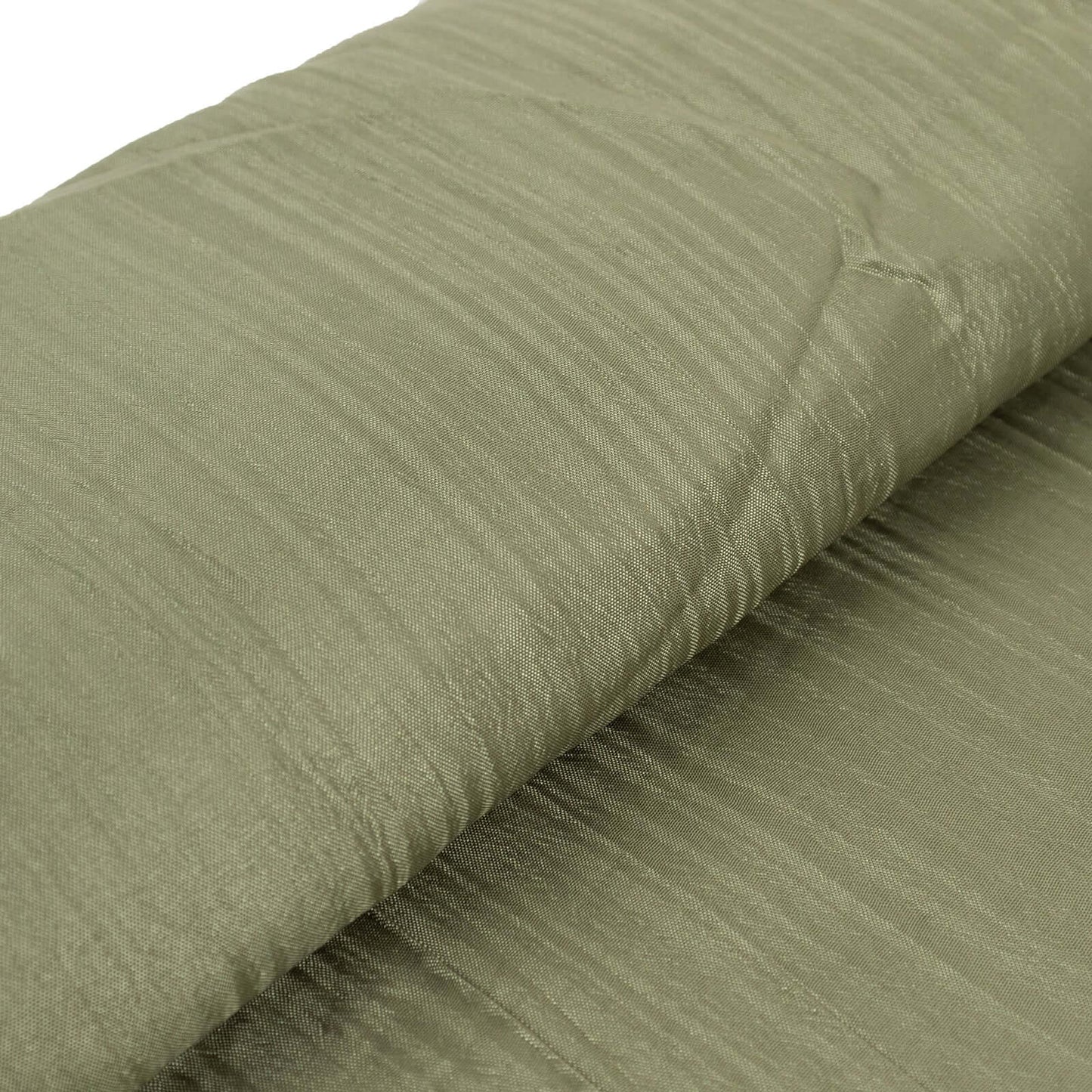 54"x10 Yards Dusty Sage Green Accordion Crinkle Taffeta Fabric Bolt