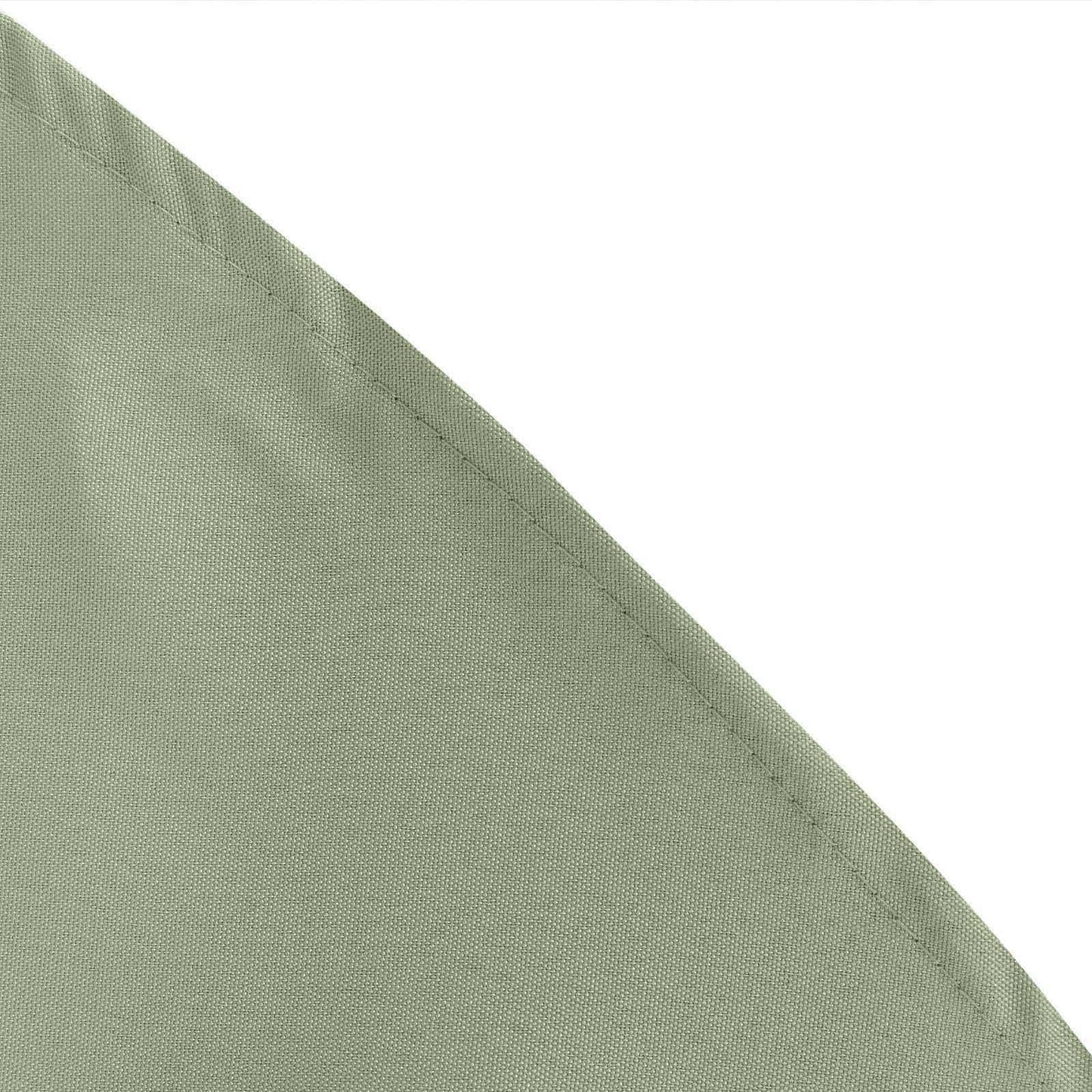 Polyester 90"x90" Table Overlay Square Tablecloth Dusty Sage Green - Wrinkle-Resistant & Durable Table Cover