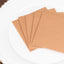 20 Pack Linen-Like Paper 5"x5" Napkins Terracotta (Rust) - Highly Absorbent Airlaid Napkins