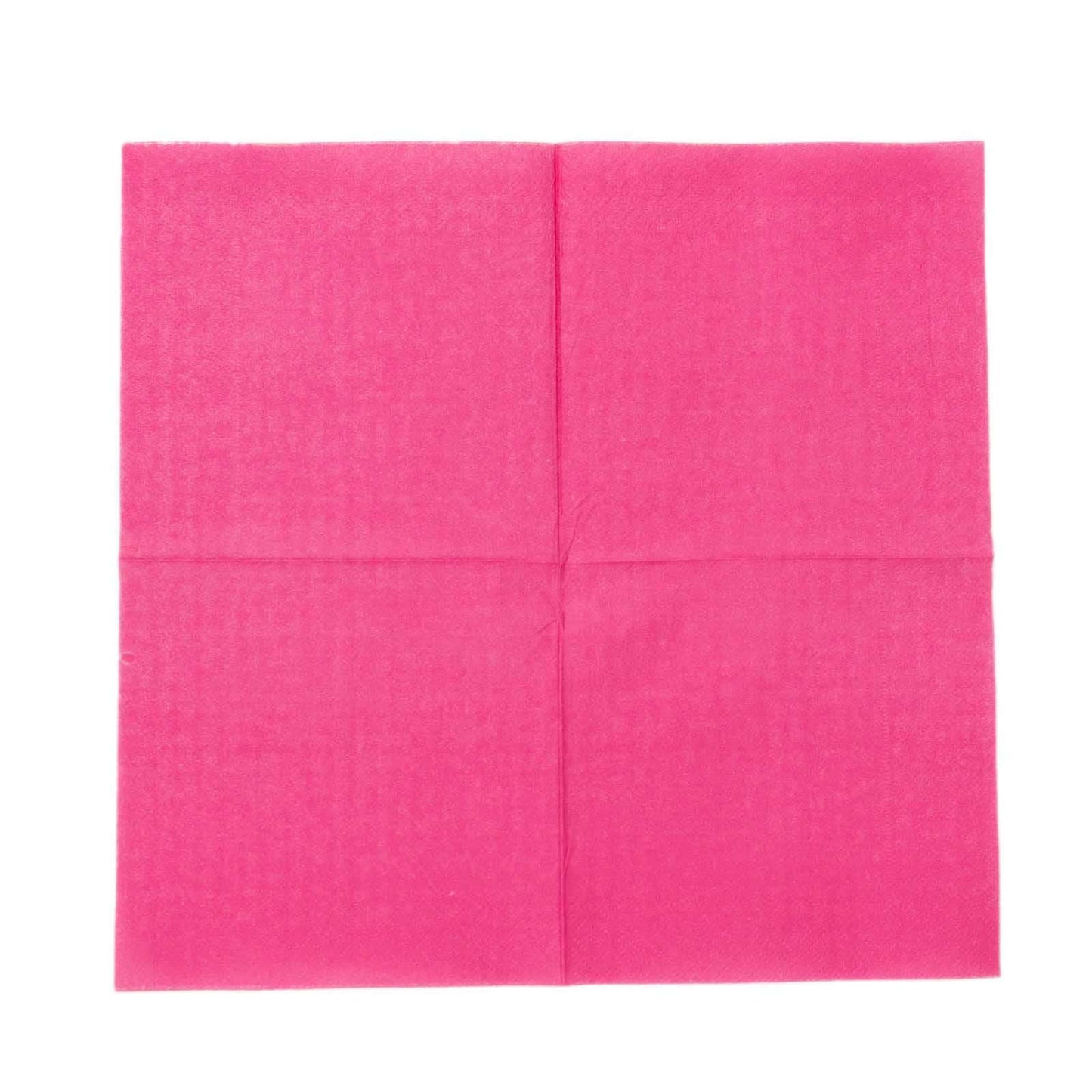 50-Pack Paper Beverage Napkins Fuchsia - 2 Ply Disposable Soft 18GSM Cocktail Napkins 5"x5"