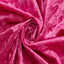 Premium Crushed Velvet 90"x132" Rectangle Tablecloth Fuchsia - Reusable Soft & Seamless Table Cover