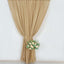 8ftx8ft Natural Jute Faux Burlap Event Curtain Drapes With Rod Pockets, Rustic Photography Backdrop Event Panel