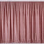 Dusty Rose Crushed Velvet Backdrop Curtain â€“ 8ft x 8ft Event Drape with Rod Pocket, Privacy Panel for Photo Booths & Events