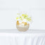 Glass Bud Vase Gold Foiled Crackle Bubble Bowl - Classy Floral Centerpiece for Weddings 4" - Linen Luxes