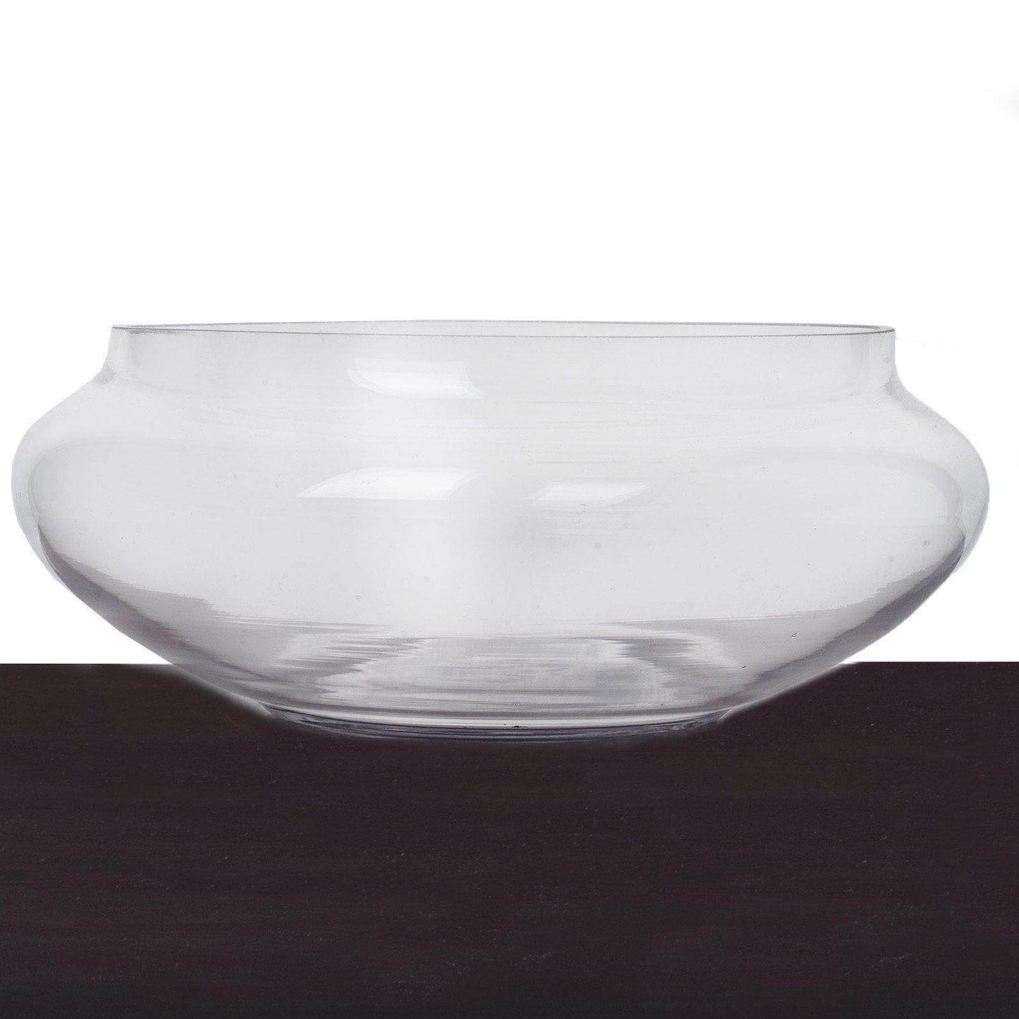 Glass Floating Candle Bowl Multi - Purpose Design - Table Centerpiece for Decor 10" - Linen Luxes