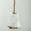 Glass Terrarium Hanging Bell Shaped Design with Twine Rope - Unique Free - Falling Planter for Air Plants & Displays 9" - Linen Luxes