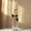 Glass Vase Cylinder Design Tapered Clear - Durable Heavy Duty Flower Centerpiece for Events 31" - Linen Luxes