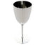 6-Pack Plastic Wine Glasses in Metallic Silver - Classy Disposable Goblets for Parties, Receptions & Banquets 8oz