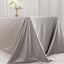 Scuba Rectangular 90"x156" Tablecloth Shimmering Silver - Wrinkle Free & Stain Resistant Seamless Table Cover
