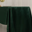 Lamour Satin 60"x126" Rectangle Tablecloth Hunter Emerald Green - Soft & Silk-Like Table Cover