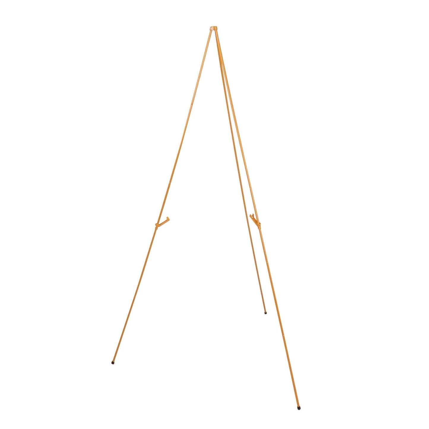 65" Gold Metal Sign Holder Easel Stand, Collapsible Tripod Stand